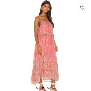 Spell Hendrix strappy maxi dress in dusty pink